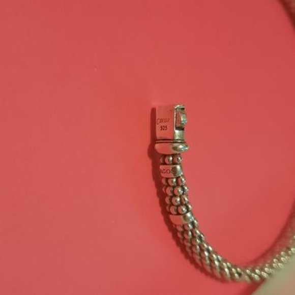 Lagos Caviar Rope Station Bracelet - Picture 2 of 3